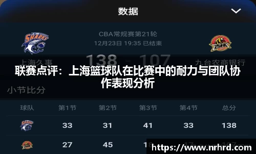 联赛点评：上海篮球队在比赛中的耐力与团队协作表现分析